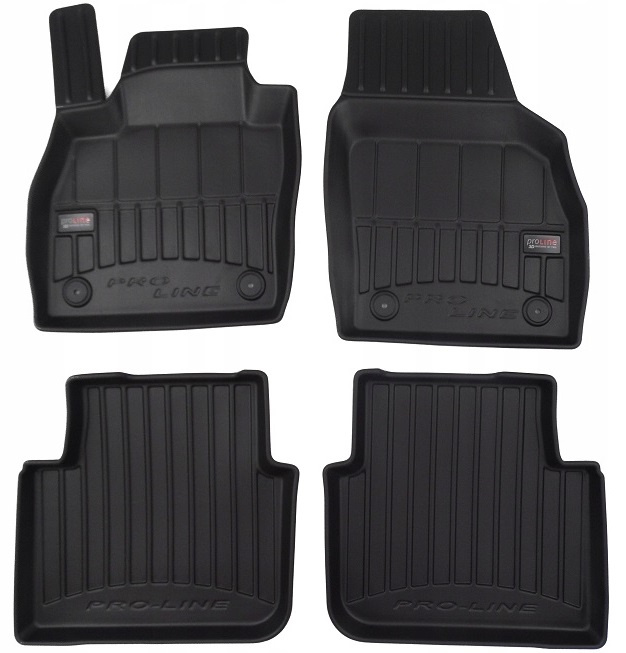 Set Covorase Auto Cauciuc Negro Skoda Kamiq 2019→ Pro Line Tip Tavita 3D 3D409613