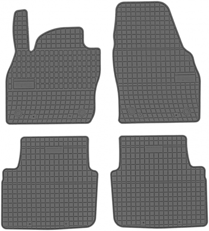 Set Covorase Auto Cauciuc Negro Skoda Kamiq 2019→ 410725