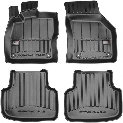 Set Covorase Auto Cauciuc Negro Skoda Octavia 3 2012→ Pro Line Tip Tavita 3D 3D407015