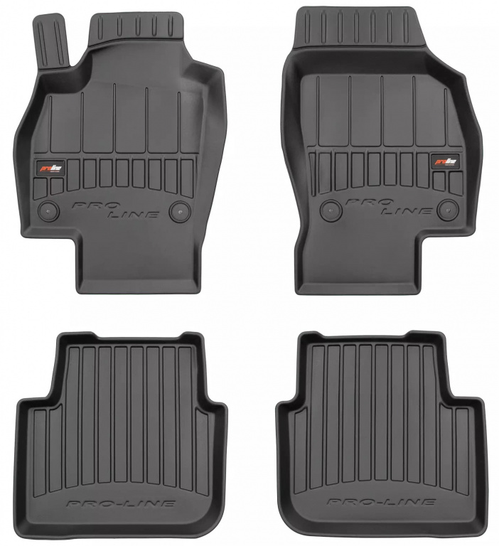 Set Covorase Auto Cauciuc Negro Skoda Scala 2019→ Pro Line Tip Tavita 3D 3D408906