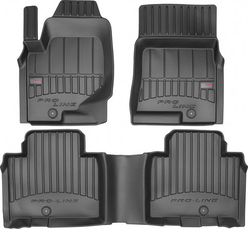 Set Covorase Auto Cauciuc Negro Ssangyong Korando 4 2019→ Pro Line Tip Tavita 3D 3D426269