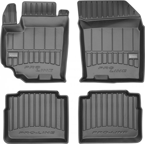 Set Covorase Auto Cauciuc Negro Suzuki SX4 S-Cross 2013→ Crossover Pro Line Tip Tavita 3D 3D408036