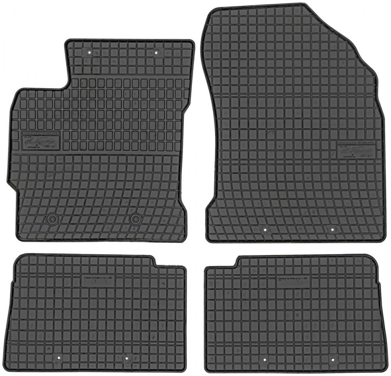 Set Covorase Auto Cauciuc Negro Toyota Auris 2 2012-2018 0807