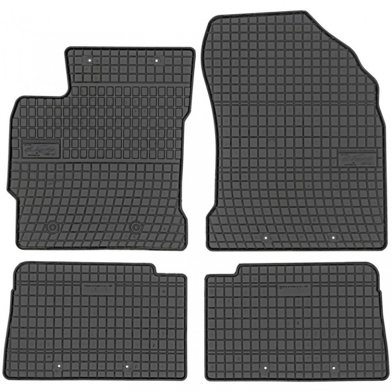 Set Covorase Auto Cauciuc Negro Toyota Auris 2 2013→ Cod: 0807