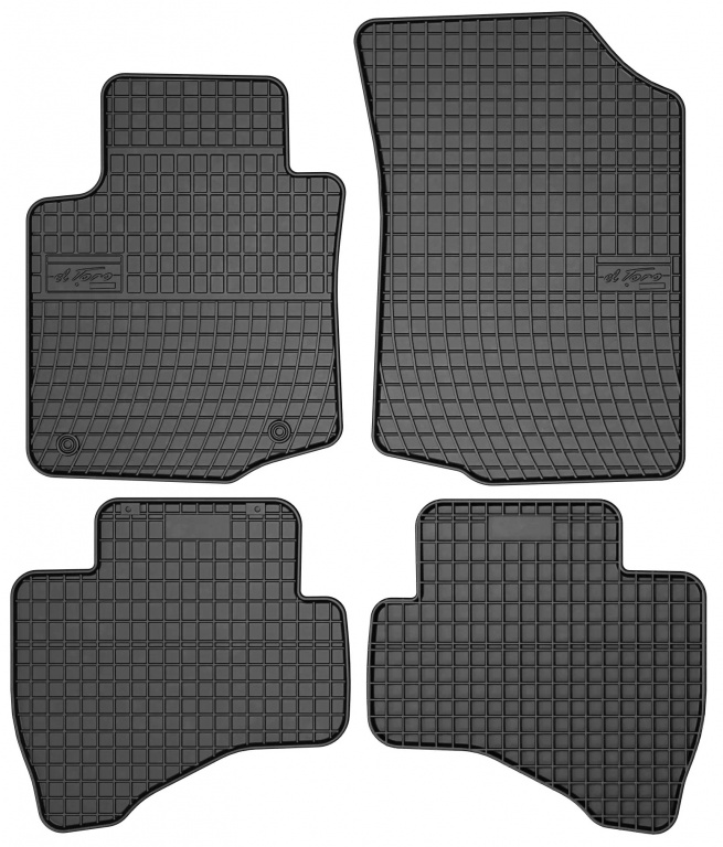 Set Covorase Auto Cauciuc Negro Toyota Aygo 1 2005-2014 0639