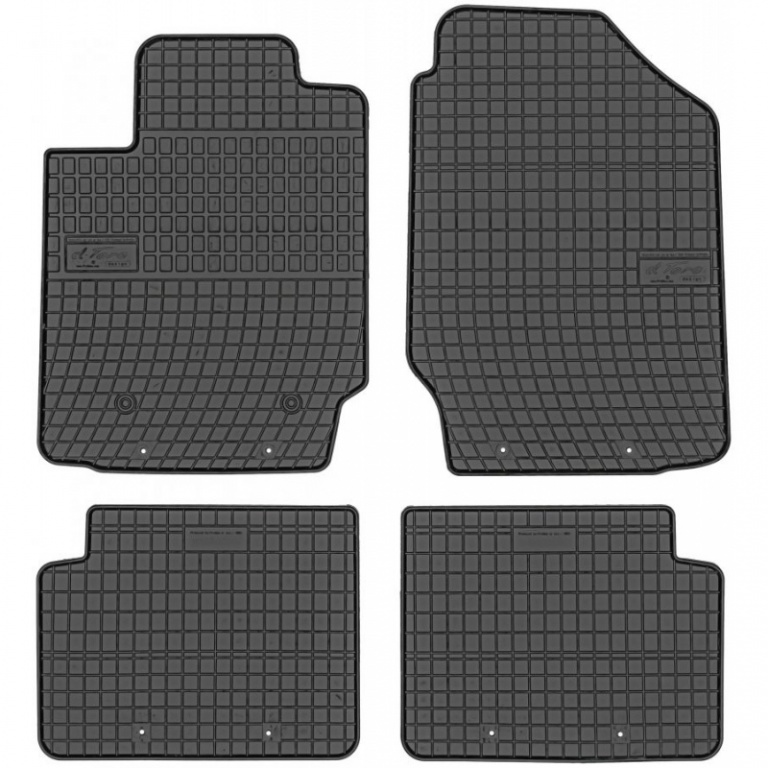 Set Covorase Auto Cauciuc Negro Toyota Corolla E12 2002-2007 Cod: 0801
