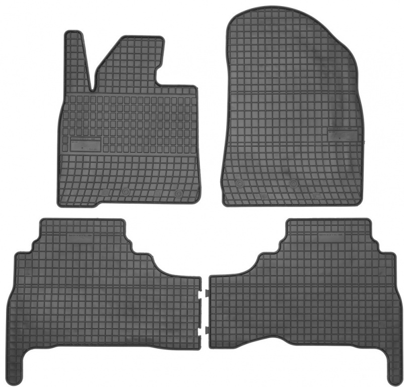 Set Covorase Auto Cauciuc Negro Toyota Land Cruiser 200 Lift 2015→ 402294