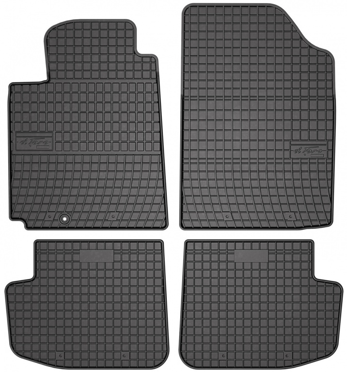 Set Covorase Auto Cauciuc Negro Toyota Yaris 1 1999-2005 411210