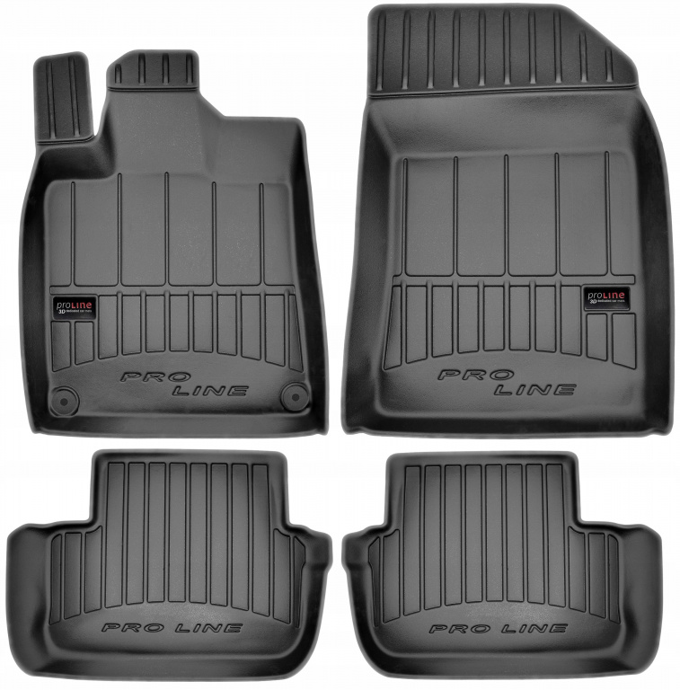Set Covorase Auto Cauciuc Negro Toyota Yaris 1999-2005 Pro Line Tip Tavita 3D 3D425859