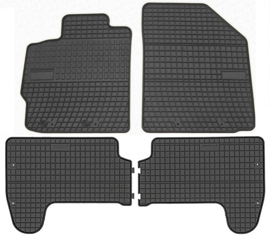 Set Covorase Auto Cauciuc Negro Toyota Yaris 2005-2011 0803