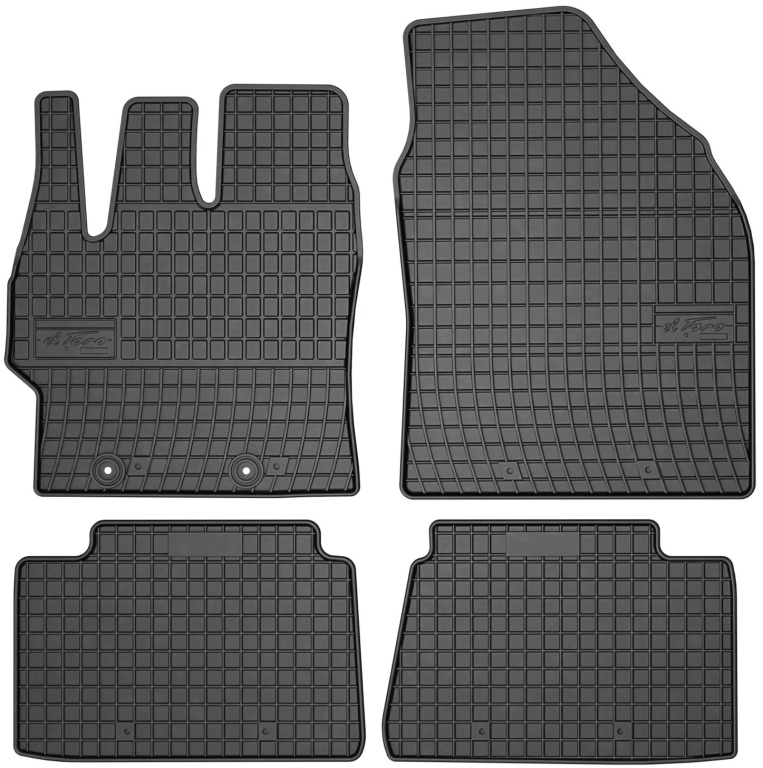 Set Covorase Auto Cauciuc Negro Toyota Yaris 4 2020→ 411456