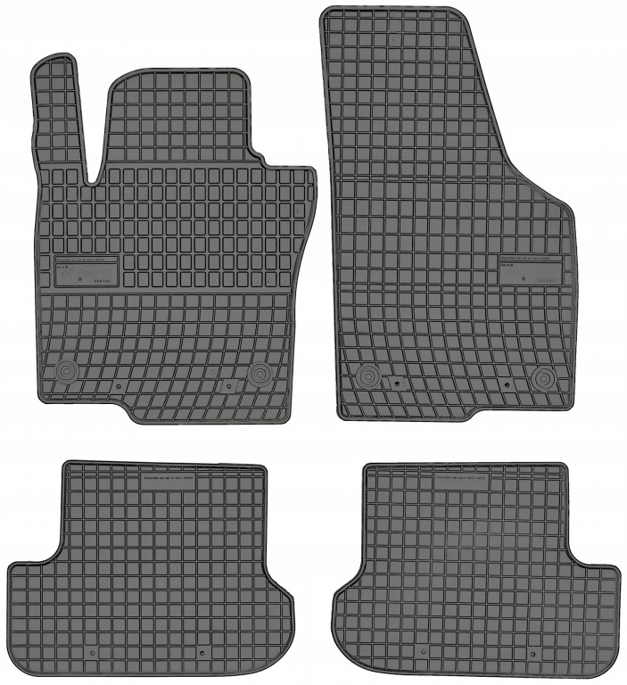 Set Covorase Auto Cauciuc Negro Volkswagen Beetle 2011-2019 411104