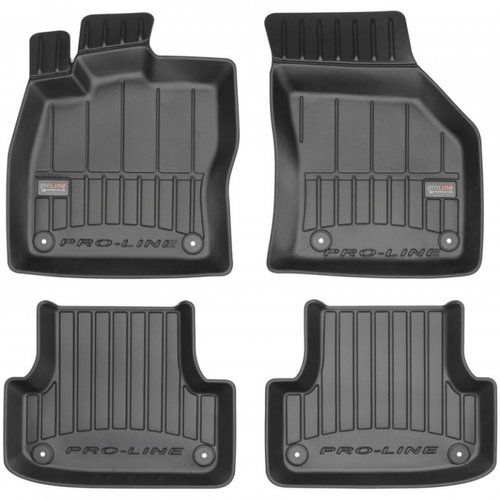 Set Covorase Auto Cauciuc Negro Volkswagen ID.3 2019→ Pro Line Tip Tavita 3D 3D426535