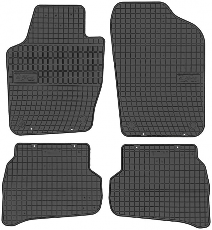 Set Covorase Auto Cauciuc Negro Volkswagen Polo 5 6R 2009-2017 0394