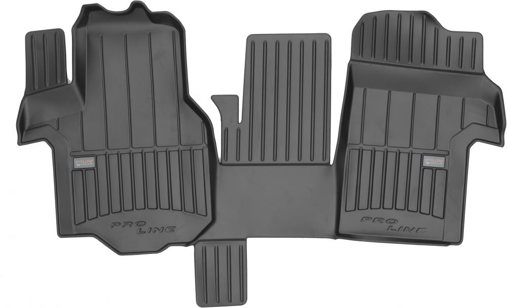 Set Covorase Auto Cauciuc Negro Volkswagen Crafter 2016→ Pro Line Tip Tavita 3D 3D409255