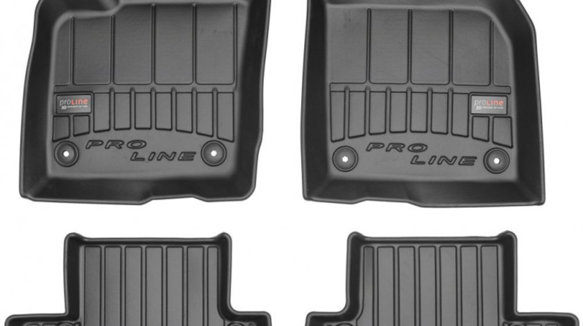 Set Covorase Auto Cauciuc Negro Volvo C30 2006-2013 Pro Line Tip Tavita 3D 3D407541