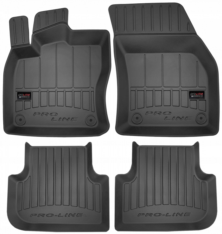 Set Covorase Auto Cauciuc Negro Volvo Fm 2001→ Pro Line Tip Tavita 3D 3D425507