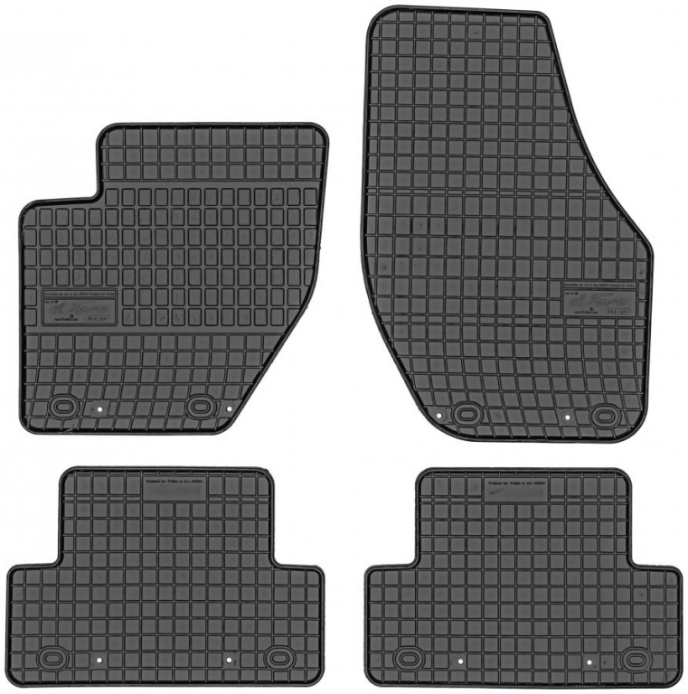 Set Covorase Auto Cauciuc Negro Volvo V40 2 2014→ 547044
