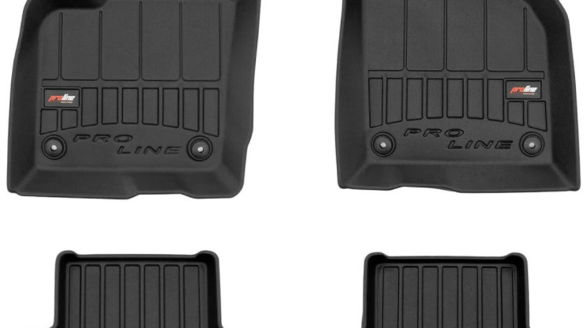 Set Covorase Auto Cauciuc Negro Volvo V50 2003-2012 Pro Line Tip Tavita 3D 3D409392