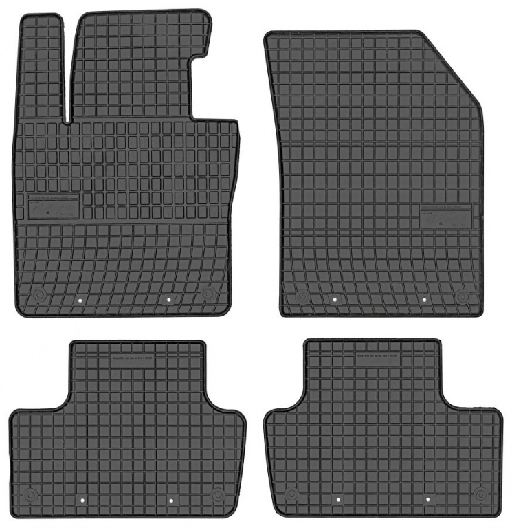 Set Covorase Auto Cauciuc Negro Volvo XC60 2 2017→ 401907