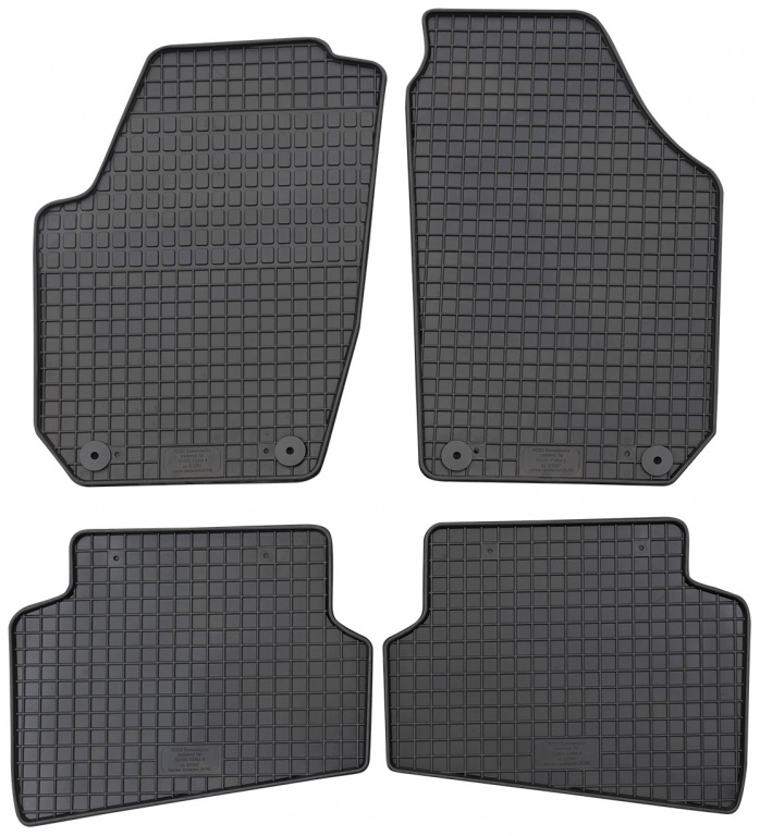 Set Covorase Auto Cauciuc Petex Skoda Fabia 2 2007-2014 24110PX