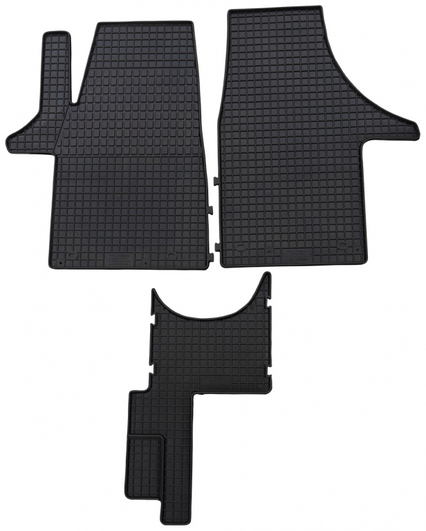 Set Covorase Auto Cauciuc Petex Volkswagen T6 2015→ Multivan 3 Locuri 68610PX