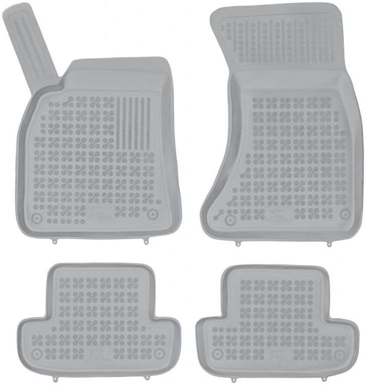 Set Covorase Auto Cauciuc Rezaw Plast Audi A5 8T3 2007-2017 Gri RP-D 200309/S