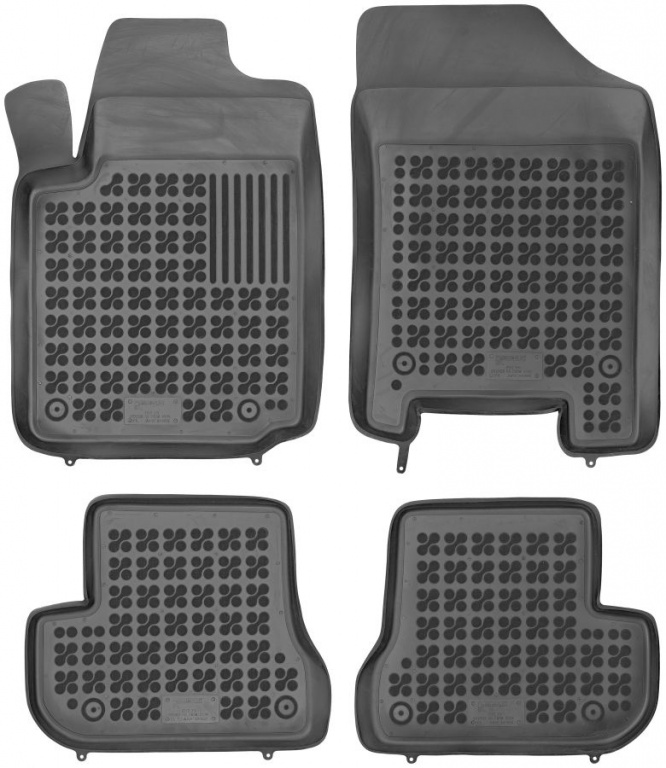 Set Covorase Auto Cauciuc Rezaw Plast Citroen C2 2003-2012 RP-D 201202