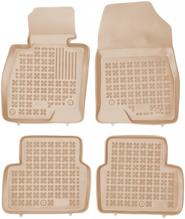 Set Covorase Auto Cauciuc Rezaw Plast Mazda 6 3 2012→ Bej RP-D 200812/B