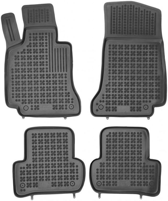 Set Covorase Auto Cauciuc Rezaw Plast Mercedes-Benz C-Class W205 2013→ RP-D 201720
