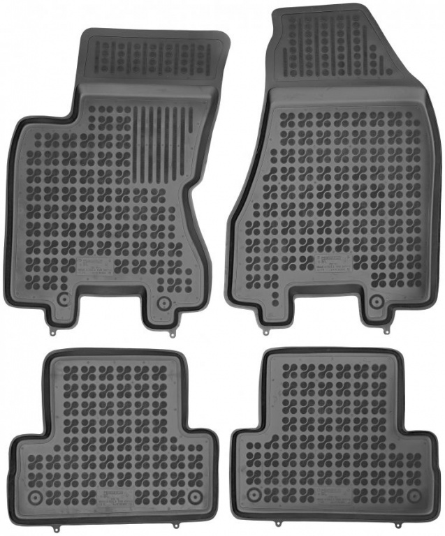 Set Covorase Auto Cauciuc Rezaw Plast Nissan X-Trail 2 2007-2014 RP-D 201806