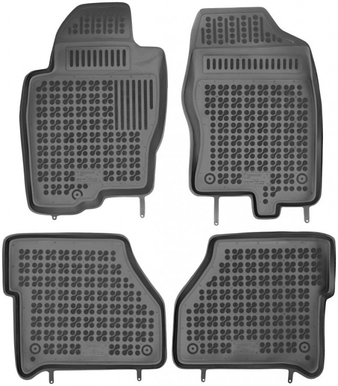 Set Covorase Auto Cauciuc Rezaw Plast Nissan Navara NP300 2005-2014 RP-D 201803