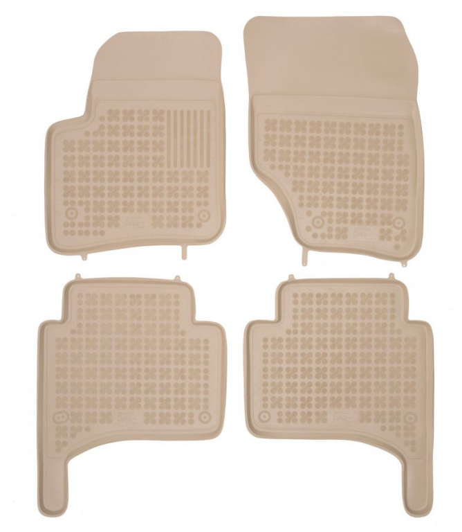 Set Covorase Auto Cauciuc Rezaw Plast Porsche Cayenne 1 2002-2010 Bej RP-D 200105/B