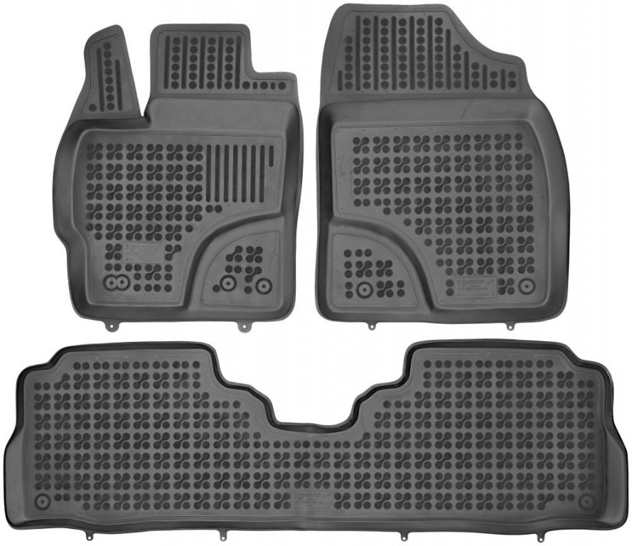 Set Covorase Auto Cauciuc Rezaw Plast Toyota Prius Plus 3 2009→ RP-D 201428