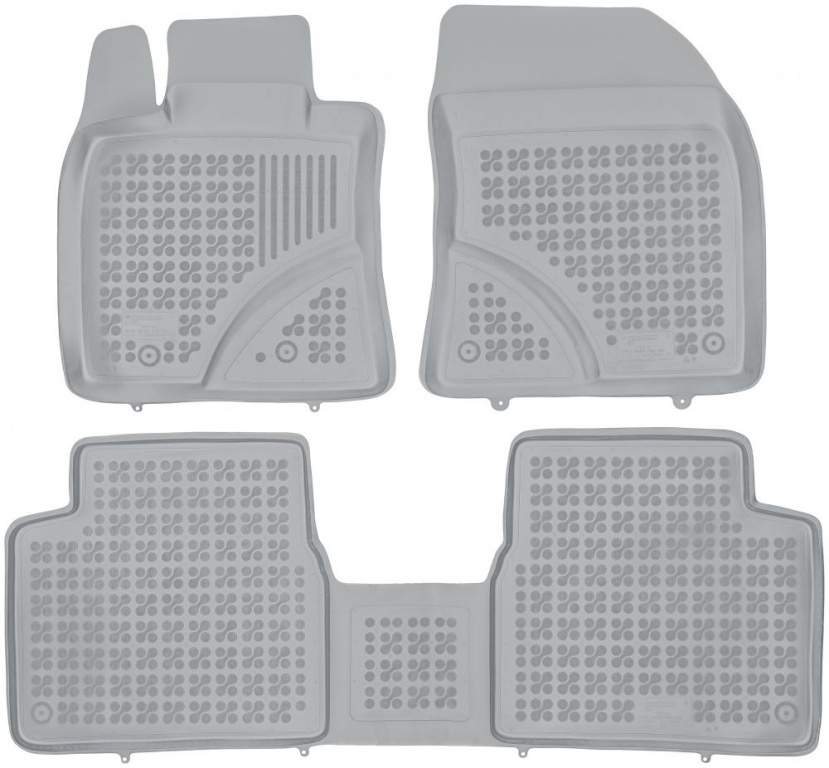 Set Covorase Auto Cauciuc Rezaw Plast Toyota Avensis 3 2008-2018 Gri RP-D 201405/S