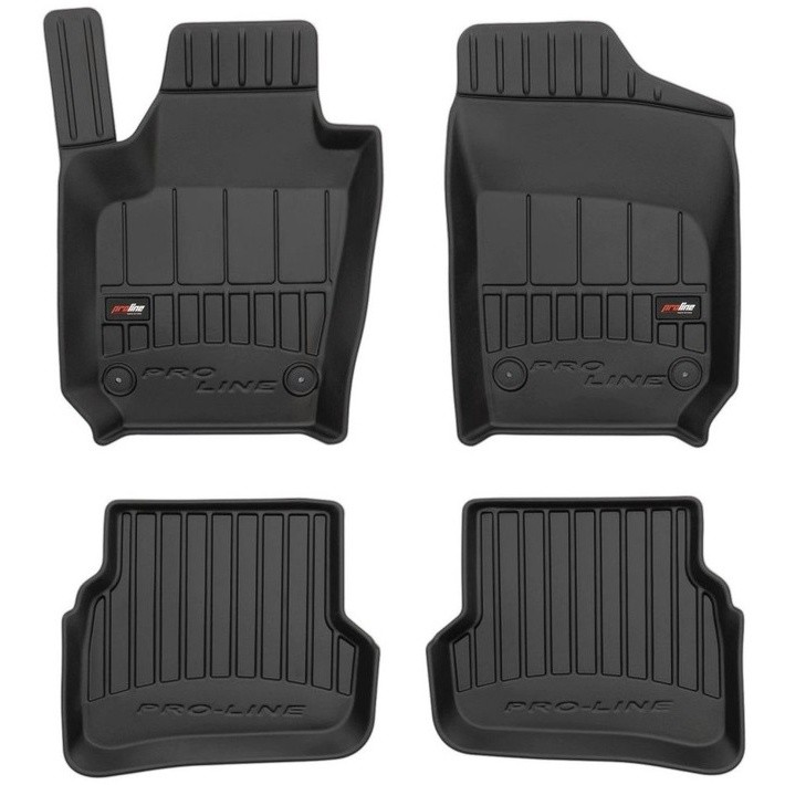 Set Covorase Auto Cauciuc Skoda Fabia 3 2014→ Pro Line Tip Tavita 3D 3D408241