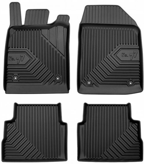 Set Covorase Auto Cauciuc Tip Tavita 2.5D No.77 Frogum Peugeot 107 2005-2014 77409569