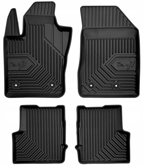 Set Covorase Auto Cauciuc Tip Tavita 2.5D No.77 Frogum Fiat 500X 2014→ 77408494