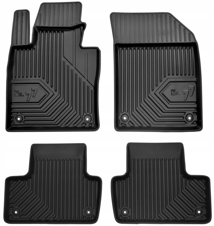 Set Covorase Auto Cauciuc Tip Tavita 2.5D No.77 Frogum Volvo XC60 2 2017→ 77407848