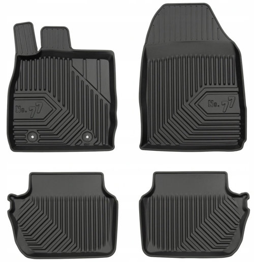 Set Covorase Auto Cauciuc Tip Tavita 2.5D No.77 Frogum Ford Fiesta 2008-2017 77407565