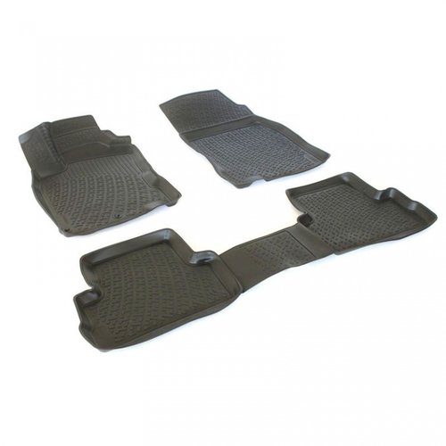 Set Covorase Auto Cauciuc Tip Tavita 3D Nissan Qashqai 2 2013→ Cod: 0298 Negru