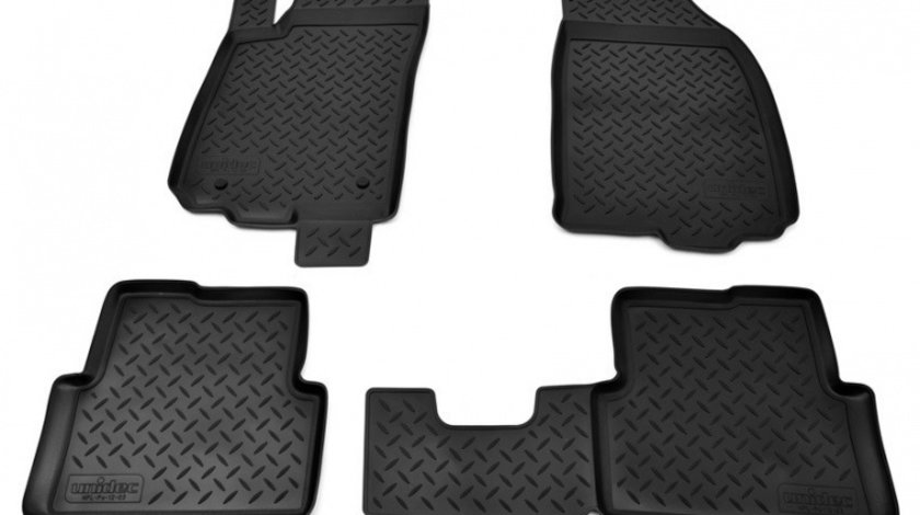 Set Covorase Auto Cauciuc Tip Tavita Norplast Chevrolet Aveo 2 2011-2015 NPL-Po-12-03