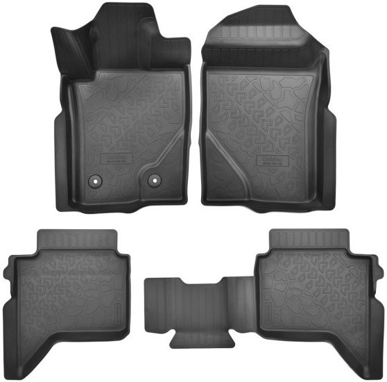 Set Covorase Auto Cauciuc Tip Tavita Norplast Volkswagen Amarok 2 2023→ Cabina Dubla 4 Usi 3D 3776 A40 130924-4