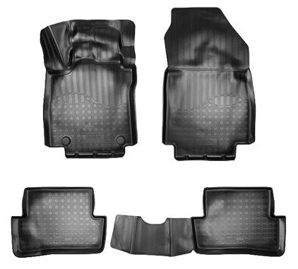 Set Covorase Auto Cauciuc Tip Tavita Norplast Renault Clio 4 2012-2019 08813