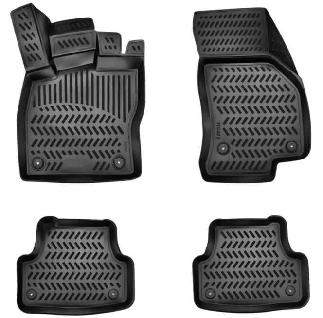 Set Covorase Auto Cauciuc Tip Tavita Premium Audi A3 8V 2013-2020 X101V6 A80 1200923-1