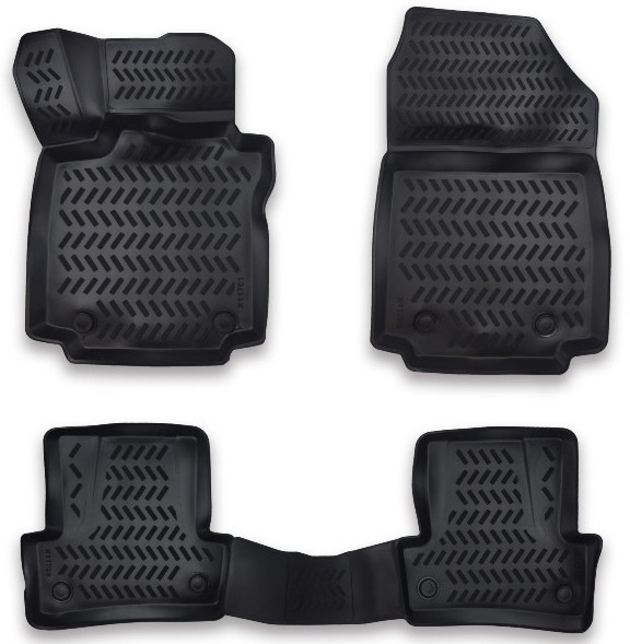 Set Covorase Auto Cauciuc Tip Tavita Premium Renault Clio 4 2012-2019 3D AP-1031, A80 201022-25