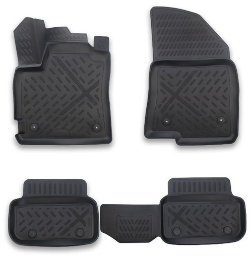 Set Covorase Auto Cauciuc Tip Tavita Premium Dacia Duster 1 2010-2018 AP-1089, A80 171022-38
