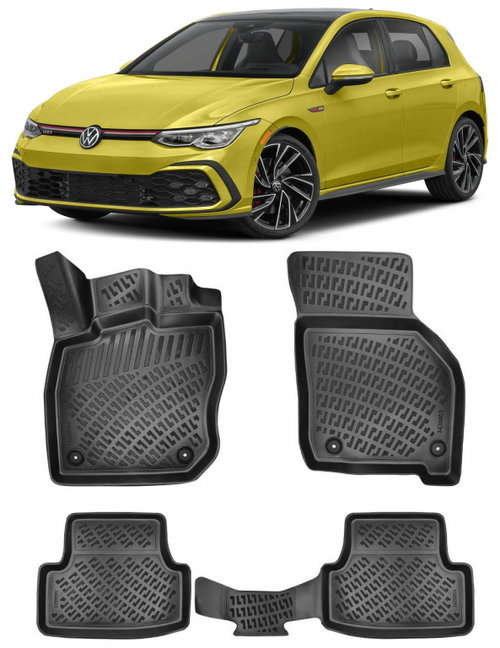 Set Covorase Auto Cauciuc Tip Tavita Umbrella Volkswagen Golf 8 2019→ Cutie Automata 60258