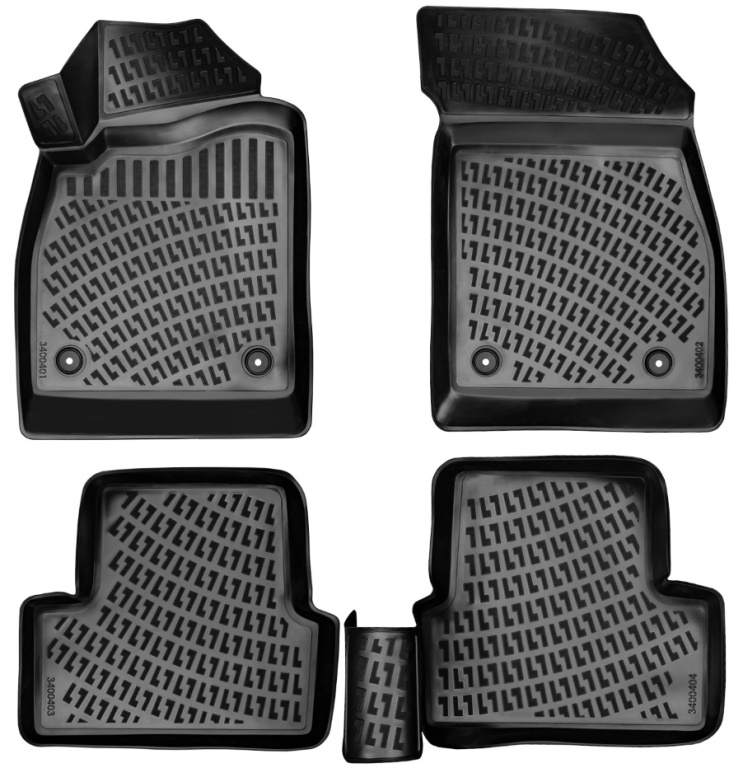 Set Covorase Auto Cauciuc Tip Tavita Umbrella Opel Astra J 2009-2015 8682578002444