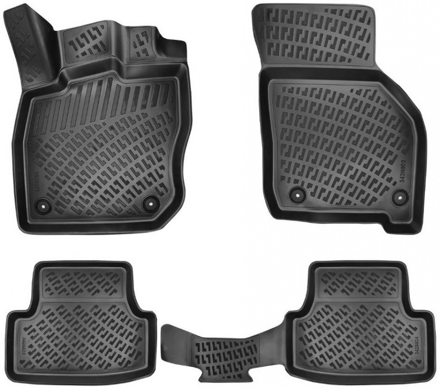 Set Covorase Auto Cauciuc Tip Tavita Umbrella Volkswagen Golf 8 2019→ Cutie Automata 60258
